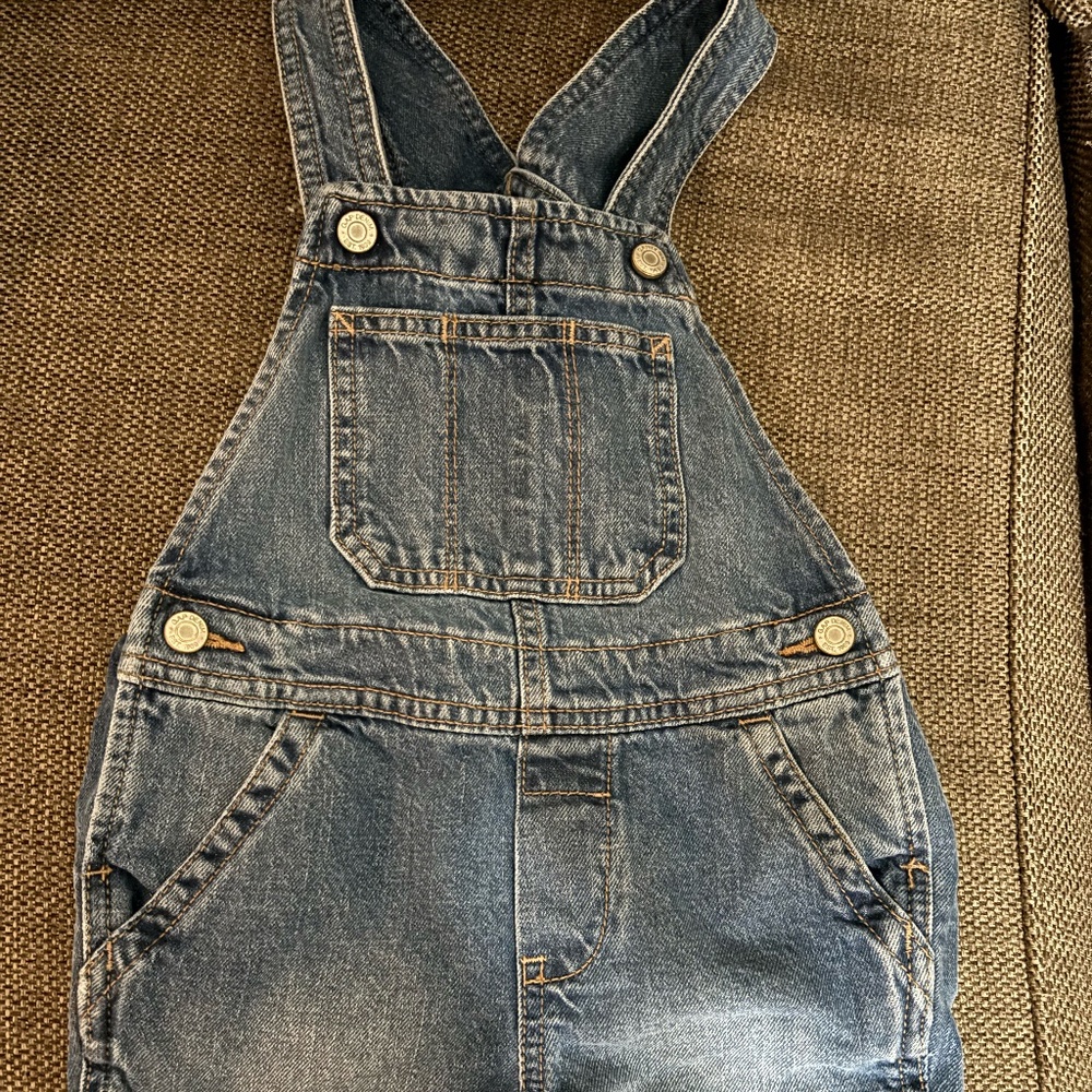 Blue Jean Short Overalls